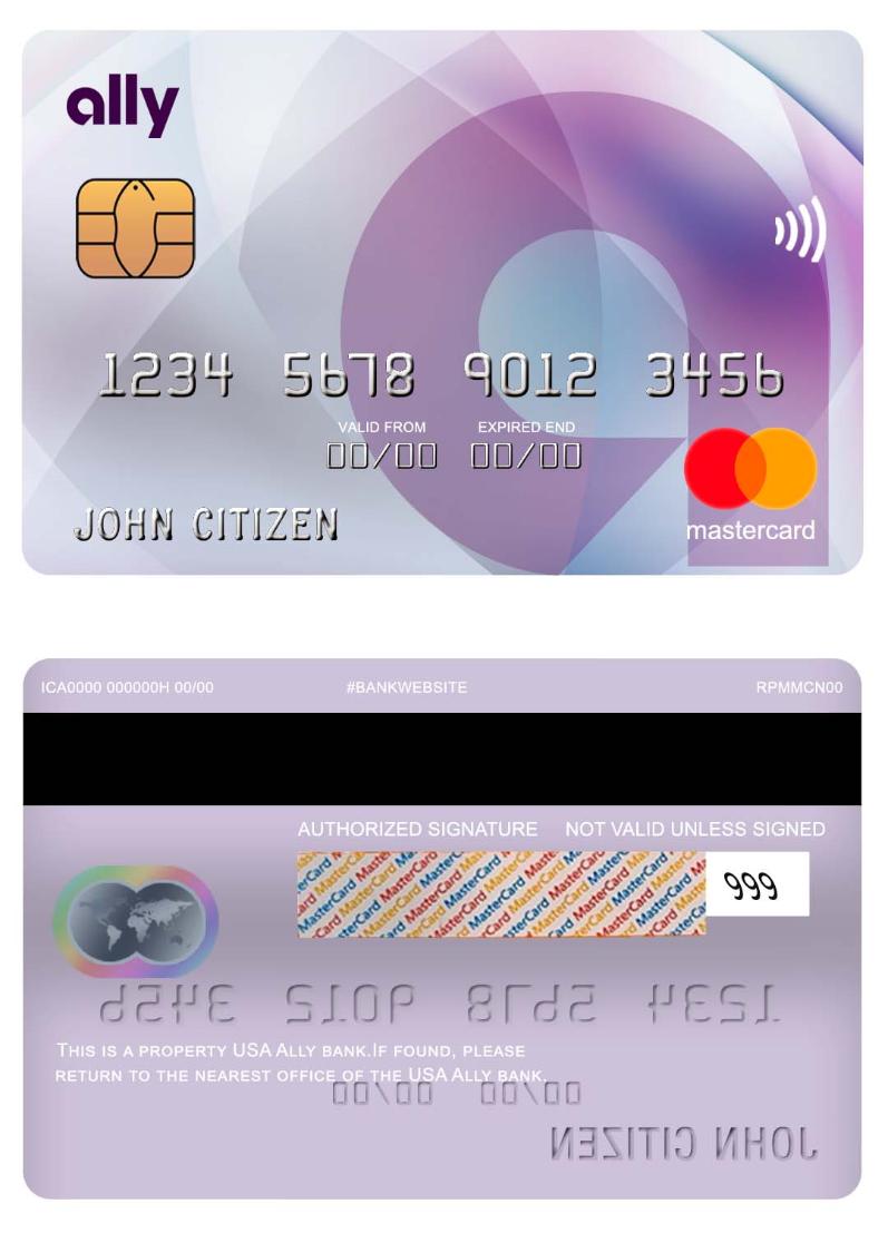 USA Ally bank mastercard